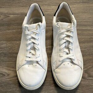 Tory Burch Sneakers Size 10.5 Howell Court Valley Forge Shoes White Black 8913